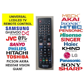 SANYO รีโมตคอนโทรลทีวี LCD LED RM-L1376M สําหรับ Hitachi Toshiba isonic HITEC pensonic Hisense Haier singer LG