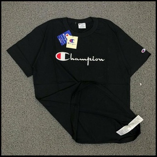 [S-5XL]เสื้อยืดแบรนด์เนม Champion Combed 30S สีกรมท่า แฟชั่นสําหรับผู้ชาย และผู้หญิง - Xl