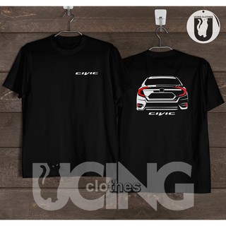 เสื้อยืด ลาย Honda Civic FC สําหรับยานยนต์