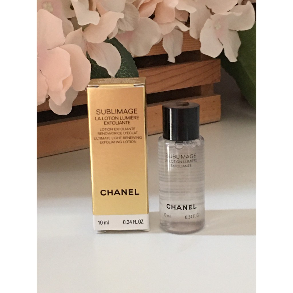 พร้อมส่ง CHANEL SUBLIMAGE LA LOTION LUMIERE EXFOLIANTE 10 ml. โลชั่นที่