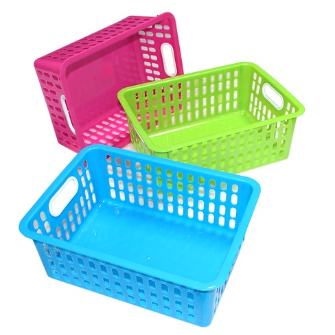 ตะเเกรงพลาสติกNo.558 ขนาด33.5x30.5x13 ซม. ตราSN /