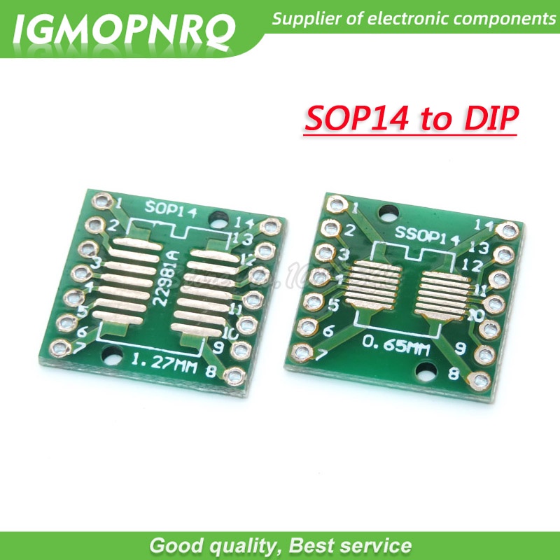 10pcs TSSOP14 SSOP14 SOP14 ถึง DIP14 Transfer Board DIP Pin Board Pitch Adapter TSSOP-14 SSOP-14 SOP