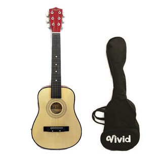 Acoutic Guitar กีตาร์โปร่ง 30นิ้ว (สีไม้) +แถมกระเป๋า