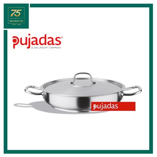 PUJADAS หม้อสแตนเลส Paellera พร้อมฝาปิด PUJ1-215