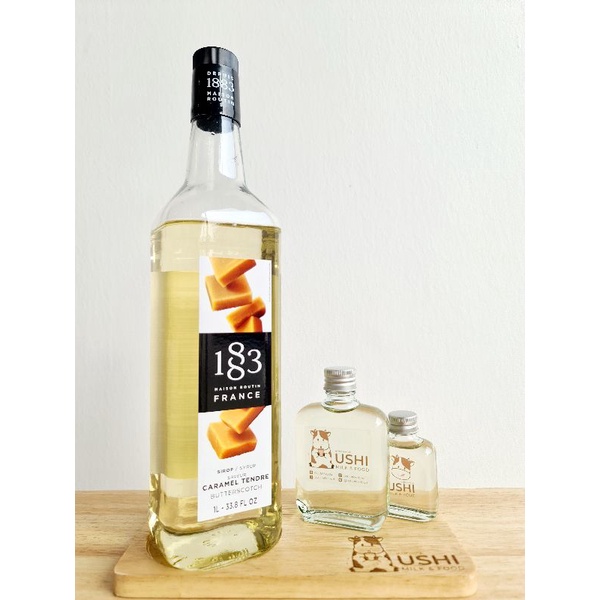 ไซรัปกลิ่นบัตเตอร์สก๊อต Butterscotch [> แบ่งขาย <] แบรนด์ 1883 Syrups made in France 🇨🇵
