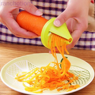 Multifunctional Vegetable Funnel Cutter ABS Stainless Steel Spiral Slicer Peeler Kitchen Gadgets ranchotion