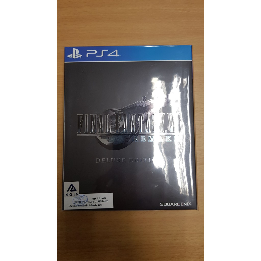 PS4 Final Fantasy 7 Remake Deluxe Edition  แผ่นเกมส์ ไฟนอล 7 เดอลักซ์ เพลย์ 4 เอเซีย ของใหม่ ยังไม่แกะซีล