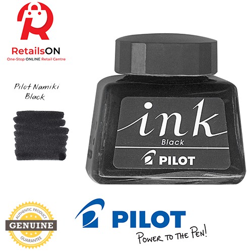 Pilot Fountain Pen Ink Bottle 30ml - Black / Namiki Fountain Pen Ink 1pc - สีดํา