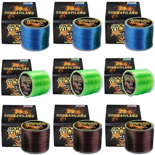 Sougayilang 150M 550M สายตกปลาไนลอนซุปเปอร์แข็งแกร่งสายการประมง monofilament