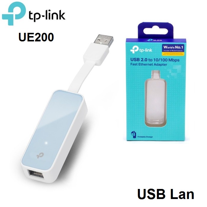 Tp-Link UE200 อะแดปเตอร์ USB 2.0 เป็น Lan Ethernet
