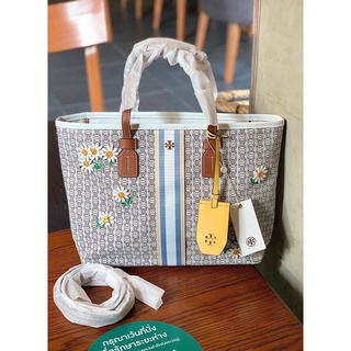 กระเป๋าถือ ขนาดกลาง TORY BURCH GEMINI CANVAS SMALL PATCHES TOTE