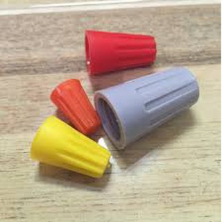 (แพ็ค 10 ชิ้น)วายนัทจับสายไฟ Wire Nut connector ส้ม แดง เหลือง ขนาด 0.5-2.5 1-4 1-6 มิล วายนัท ตัวขั้นสาย ตัวเก็บสายไฟ