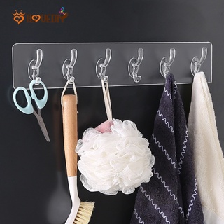 [Home Storage Holder] ตะขอแขวนติดผนังประหยัดพื้นที่มัลติฟังก์ชั่น [Home Offiction Racks]