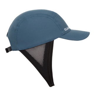 หมวกมีสายรัด หมวกโต้คลื่นสำหรับผู้ชาย หมวกโต้คลื่น OLAIAN Surf Cap 100 - Carbon Grey หมวกมีสายรัดคาง หมวกผู้ชาย