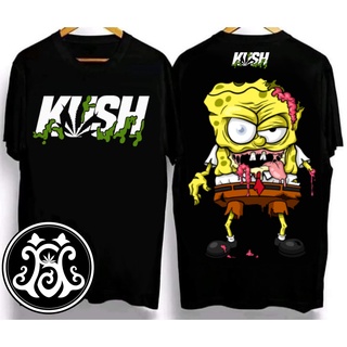 ผ้าฝ้าย 100%เสื้อยืด kush เสื้อยืดสุดเท่ Crew neck T-shirt. Oversized T-shirt เสื้อยืดผ้าคอตตอน V.08S-3XL