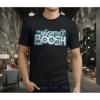 ขายดี!กระหน่ํา เสื้อยืดลําลอง แขนสั้น พิมพ์ลาย The Mighty Boosh Comedy สีดํา สไตล์เรโทร สําหรับผู้ชาย เหมาะกับการเล่นฟิต