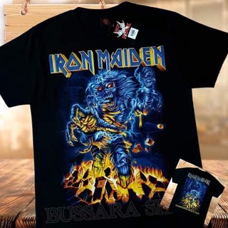 เสื้อวง IRONMAIDEN ป้าย HOTROCK (ไซส์ยุโรป) เสื้อวง90 เสื้อวินเทจ