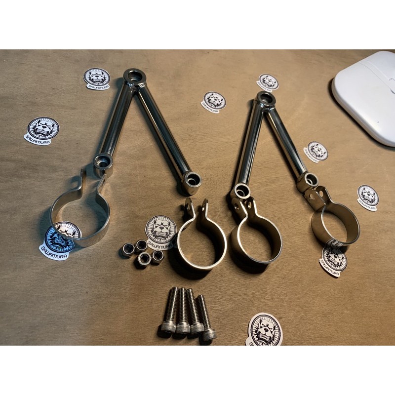 SR400 SR500 หูจับไฟหน้าแต่ง yamahaอะไหล่sr400-sr500/YAMHAอะไหล่Sr400-Sr500/Yamaha