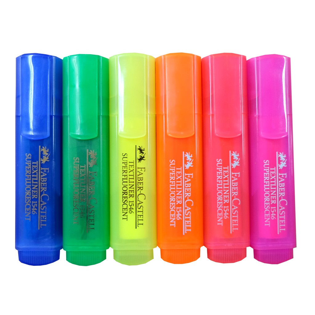 ปากกาเน้นข้อความ Faber Castell Textliner 1546 Super fluorescent Highlighter