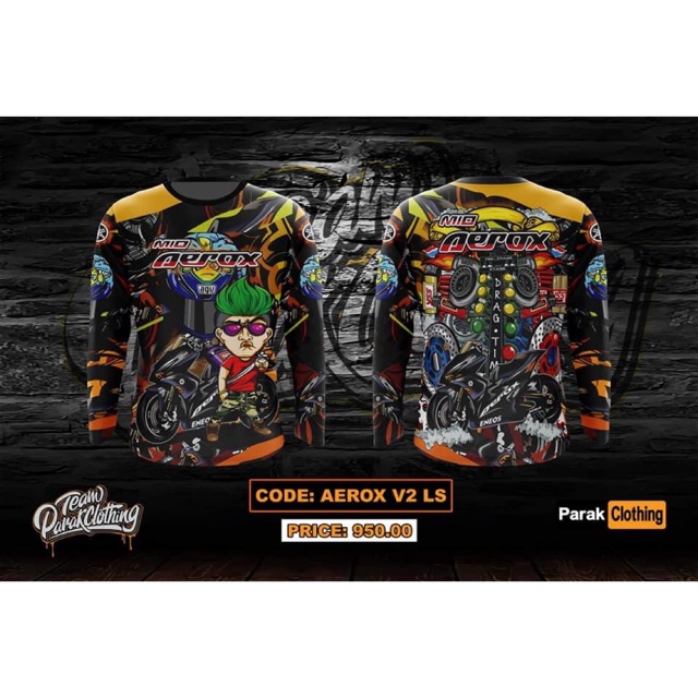AEROX V2 LS โดยเสื้อผ้าทีมพาราก
