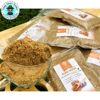 (มี อย.)Brown FlaxSeed เมล็ดแฟลกซ์สีน้ำตาล อบ 100 กรัม (แพ็คสูญญากาศซิปล็อค)