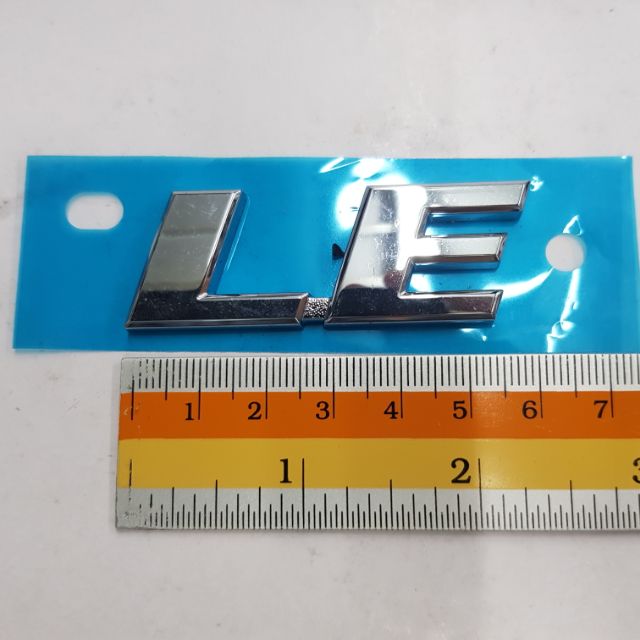 ^Logo LE ของรถ Toyota Accord 6 x 2 cm