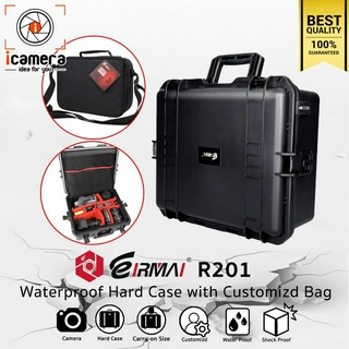 Eirmai Bag R201 Waterproof Hard Case For Camera, Flash , Accessories กระเป๋ากล้อง กันน้ำ กันกระแทก ไซด์ขึ้นเครื่อง