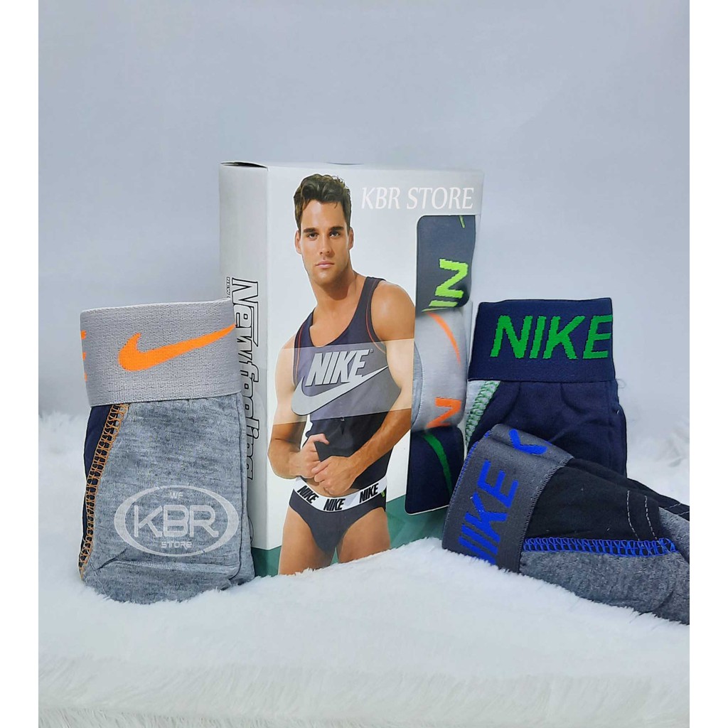 กางเกงชั ้ นในชายผู ้ ใหญ ่ 1 กล ่ อง 3 NIKE KBR STORE