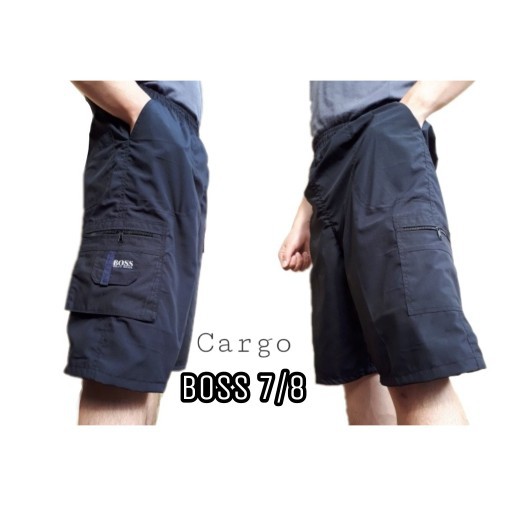 ┅☏►กางเกงขาสั้น Cargo Boss สําหรับผู้ใหญ่ผู้ชาย