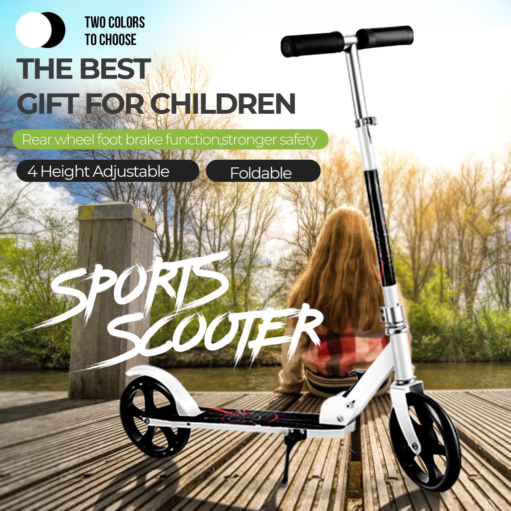 สกู๊ตเตอร์ ผู้ใหญ่ Scooter Adult Scooter เพื่อรองรับน้ำหนักได้ถึง 100 kg และสามารถปรับระดับความสูงได