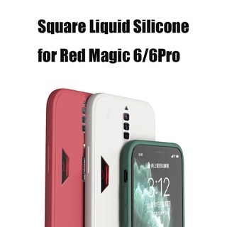 ใหม่ ของแท้ เคสซิลิโคนนิ่ม TPU ทรงสี่เหลี่ยม กันกระแทก สําหรับ ZTE Nubia Red Magic 6 6S Pro