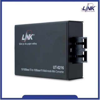 Link 10/100 MINI CONVERTER, SC (MM) w/AC Adapter 2 km(SKU : UT-0216)