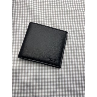 COACH Slim Billfold and Key Fob Black One Size(แบบบาง‼️)