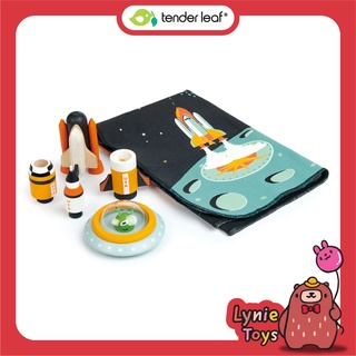 Tender Leaf Toys ของเล่นไม้ ของเล่นบทบาทสมมติ ชุดพรมอวกาศ Space Adventure