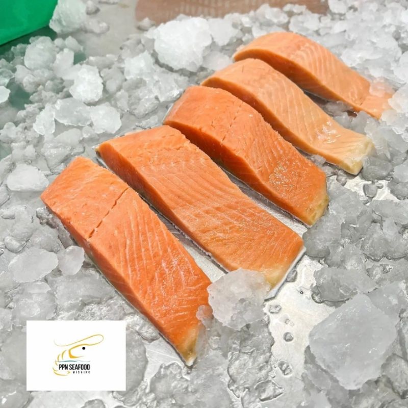 ปลาแซลมอนพอร์ชั่น(ชิ้น) (Portion Cuts) ขนาด180-200 กรัม