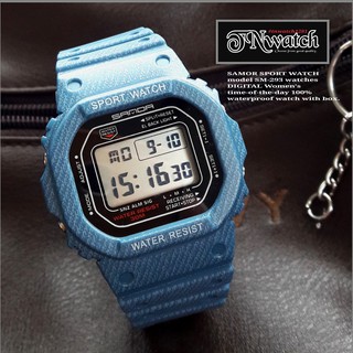 SAMOR SPORT WATCH รุ่น SM-293 นาฬิกาผู้หญิงระบบDIGITALกันน้ำ100%พร้อม ...