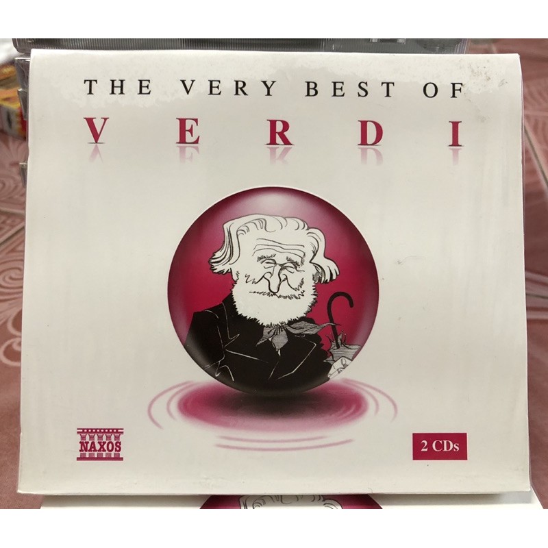 Cd the very best of Verdi เพลงบรรเลง Naxos
