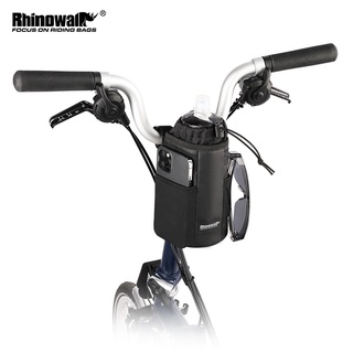 Rhinowalk กระเป๋าติดแฮนด์บาร์รถจักรยาน แบบพับได้ สําหรับ Pike 3 Sixty Fnhon Birdy