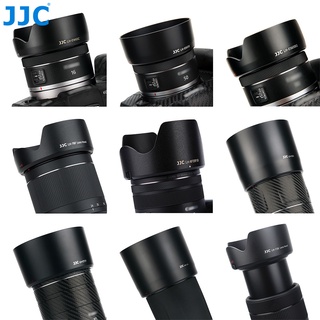 JJC Lens Hood เลนส์สำหรับเลนส์ RF Mount กล้อง Canon EOS R100 R50 R10 R8 R7 R6 Mark II R5 R5C R3 RP Ra R เปลี่ยน EW-52 EW-53 EW-55 ET-60B EW-60F EW-63C ES-65B EW-65C EW-73D EW-73E ET-74B ET-77 EW-78F EW-88E ET-88B ET-101