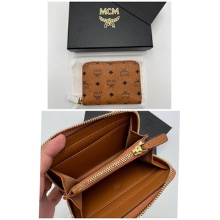 พร้อมส่ง 🔥Sale 8899🔥Shop King กระเป๋าสตางค์ MCM ใส่บัตร เหรียญ น่ารัก พกพาสะดวก อปก กล่อง การ์ด ถุงผ้า