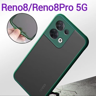 Reno8 5G(พร้อมส่งในไทย)เคสขอบนิ่มหลังแข็งขุ่นคลุมกล้องOPPO A17/A17K/Reno8Z 5G/Reno8 5G/Reno8Pro 5G/Reno8Pro Plus 5G