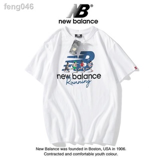 ♂☃✉ฤดูร้อนใหม่เสื้อยืดแขนสั้นผู้ชาย NB คู่เสื้อยืดครึ่งแขน bottoming เสื้อ