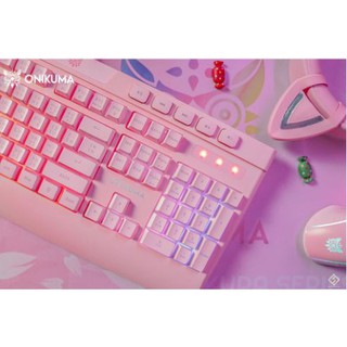 ONIKUMA Keyboard G21 Gaming Sakura series ตัวนี้ มาพร้อมกับ Membrane Switch