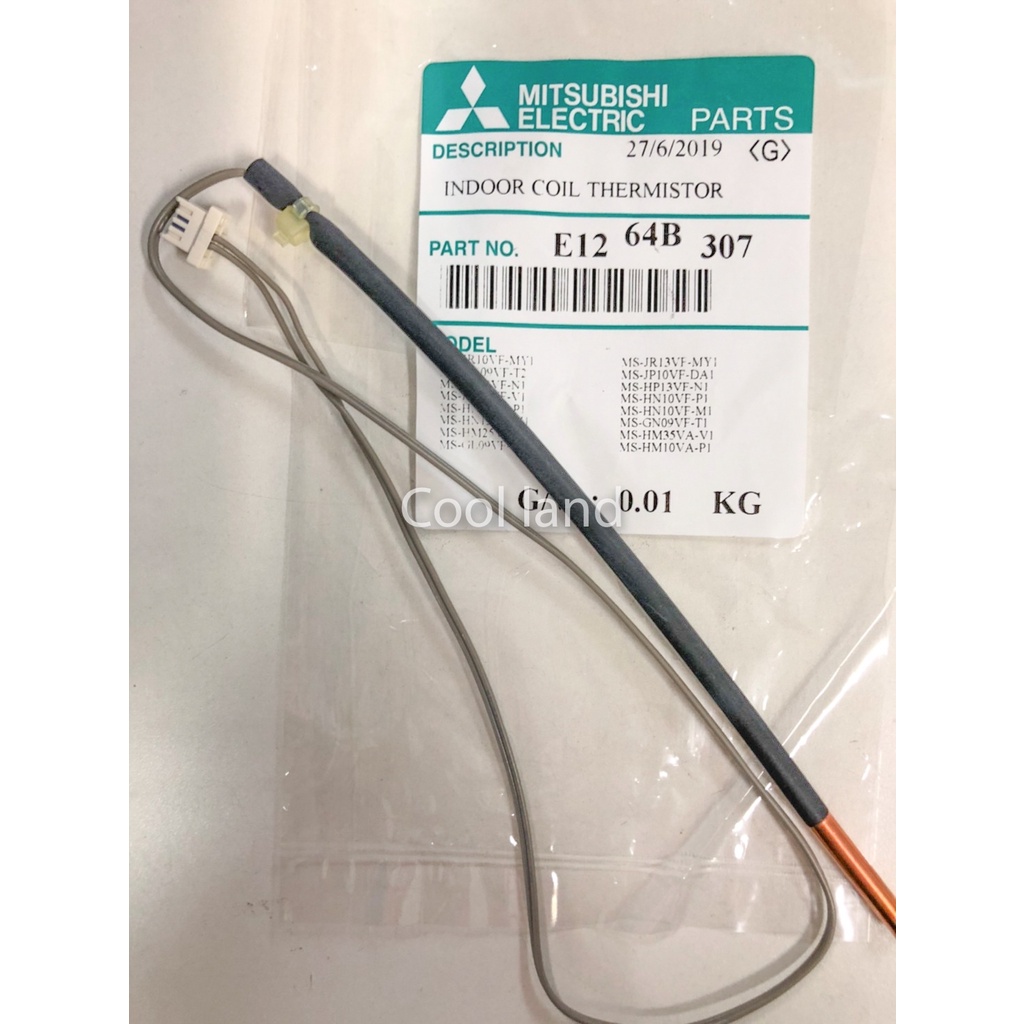 Mitsubishi Electric สายเซ็นเซอร์มิตซู รุ่น MS-GN09VF-T2  / MS-JP10VF-DA1 / MS-HP10VF-N1 / MS-HP13VF-N1 พาท E22 64B 307 ราคา ถูกที่สุด ดีลบีเคเค แกลเลอรีภาพที่ 2