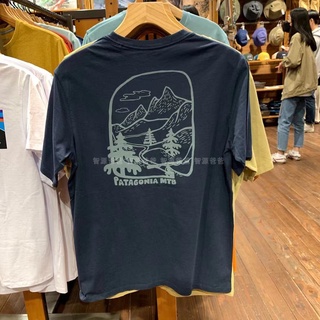 เสื้อยืดแขนสั้น ผ้าฝ้าย พิมพ์ลาย Patagonia Roam The Dirt Organic สําหรับผู้ชาย พร้อมส่ง