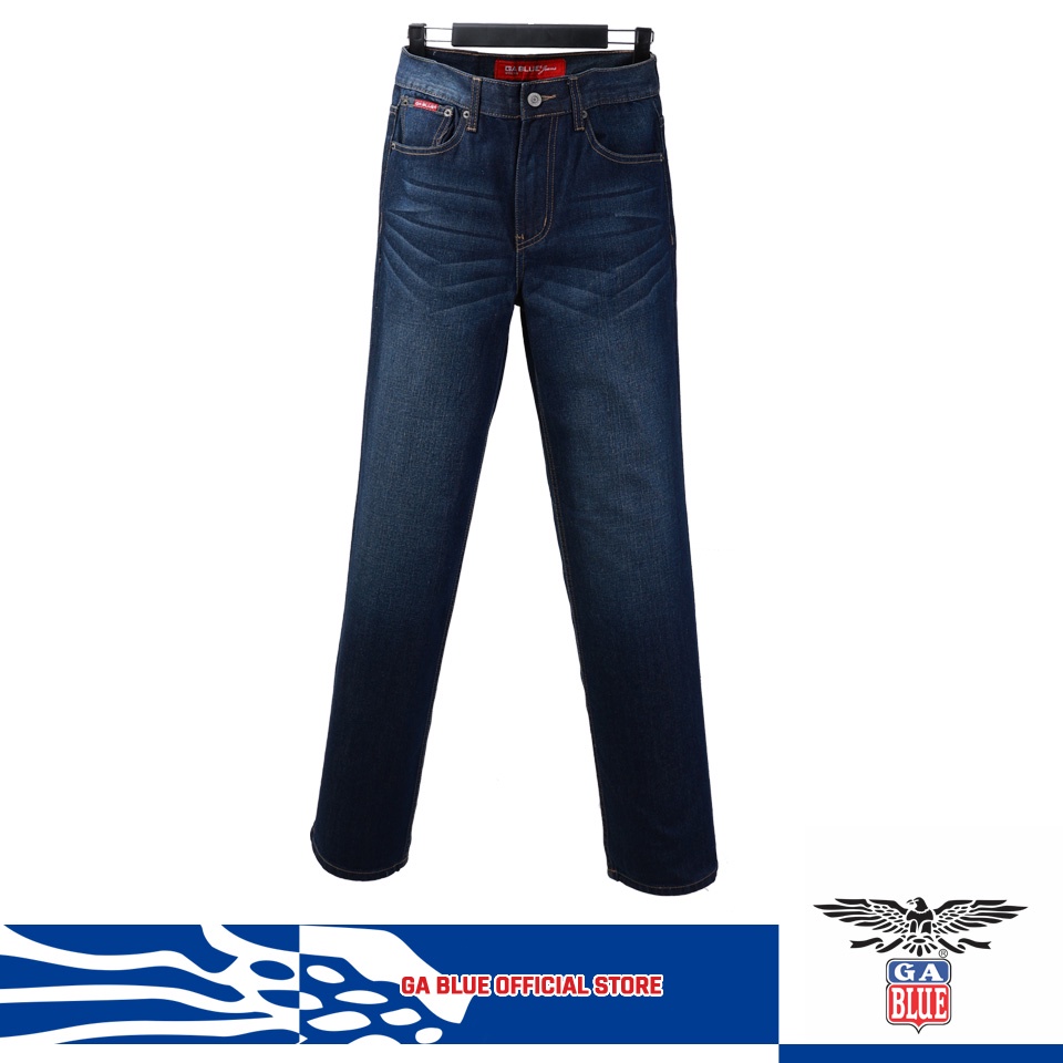 GA Blue 911 Mens Regular Rise Regular Fit Jeans - 1319