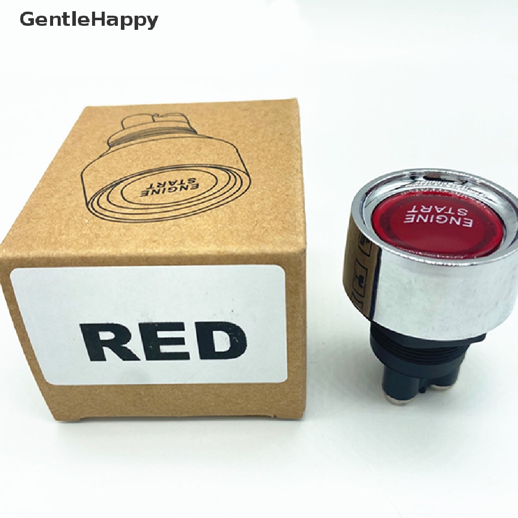 GentleHappy 22 มม. การปรับเปลี่ยนเครื่องยนต์สตาร์ทปุ่มไฟจุดระเบิด 12V/24V