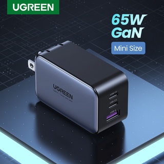 UGREEN (10334,10335) 65W Mini Type C Charger GaN Fast Charge for iPhone 13 pro max Samsung Tab S6 Lenovo(US/EU)