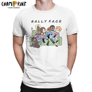 ขายดี!เสื้อยืดลําลอง ผ้าฝ้าย แขนสั้น คอกลม พิมพ์ลาย Sally Face Squad สําหรับผู้ชายS-5XL