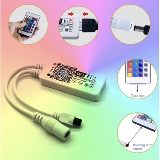 Mini Wi-Fi-IR 24Keys RGB LED Controller